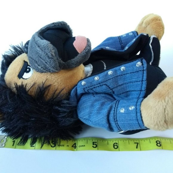 Rock and Roll Hall of Fame 12" 50's Girl Bear+9" Bulldog Rock Drummer Plush 2-Pc - Picture 12 of 12